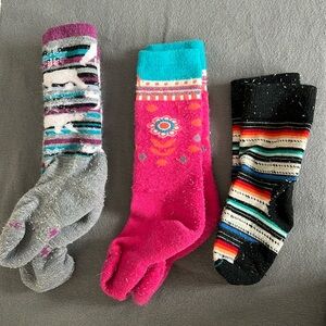 Lot of 3 pairs of kids Smart Wool socks